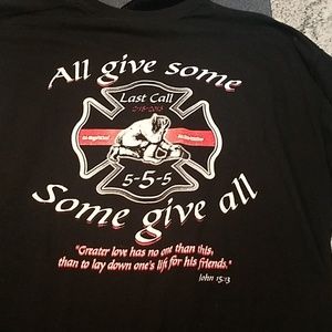 Like new firefighter LODD shirt